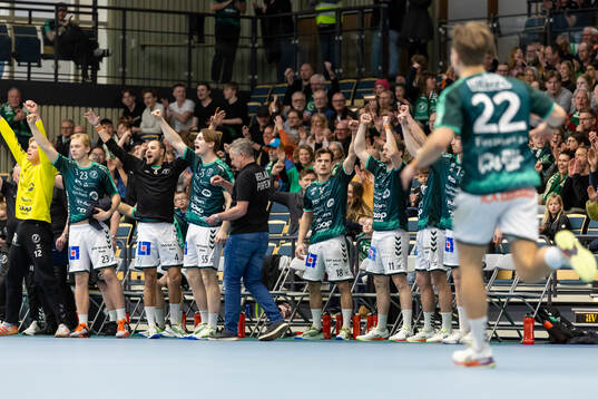 Varbergs spelare jublar