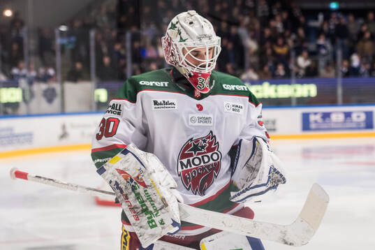 Modos målvakt Jakob Hellsten