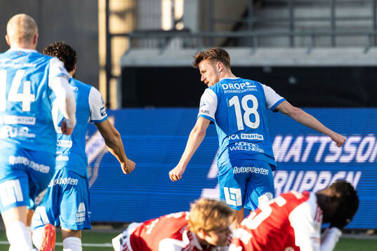Oddevolds Gustav Forssell jublar