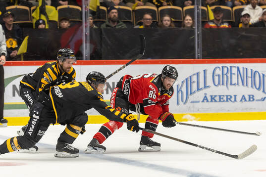 Skellefteås Victor Stjernborg och Luleås Mathias Bromé