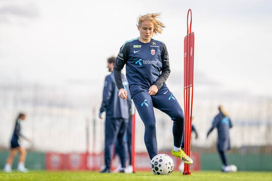 Julie Blakstad of the Norwegian women's national football