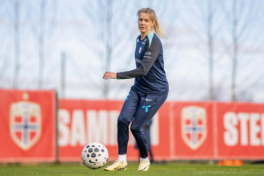 Ada Hegerberg of the Norwegian women's national football