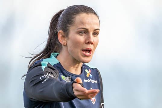 Tuva Hansen of the Norwegian women's national football team