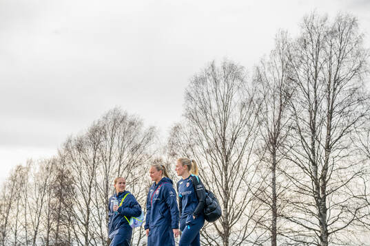 Bläddra bland fler bilder av Football, FIFA Women's World Cup Qualifier, Norway, training
