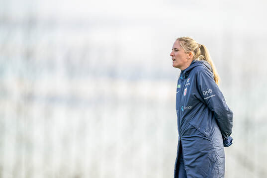 Gemma Grainger, head coach of the Norwegian women's