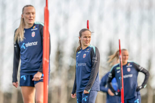 Guro Reiten of the Norwegian women's national football team