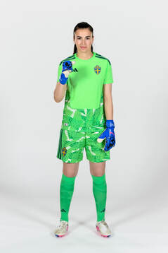 Goalkeeper Zecira Musovic of the Swedish women's national