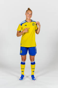 Hanna Bennisson of the Swedish women's national football