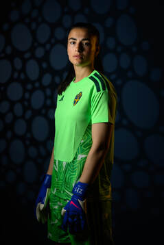 Goalkeeper Zecira Musovic of the Swedish women's national