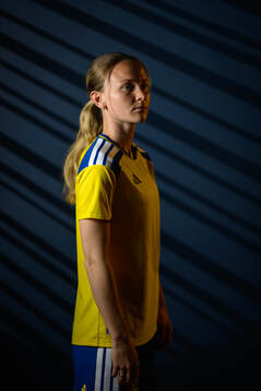 Matilda Vinberg of the Swedish women's national football