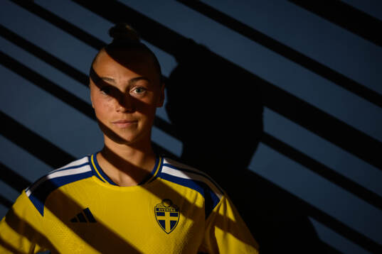 Hanna Bennisson of the Swedish women's national football