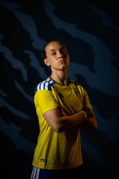 Julia Zigiotti Olme of the Swedish women's national