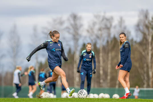 Guro Reiten of the Norwegian women's national football team