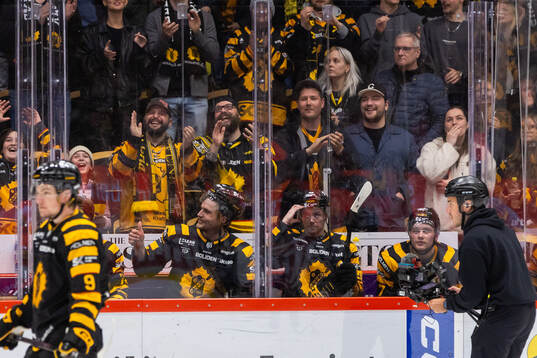 Skellefteås Max Krogdahl ,Mikkel Aagaard och Oskar Vuollet