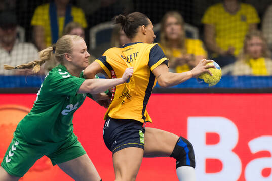 Rita Rakauskiene of Litauen and Jamina Roberts of Sweden