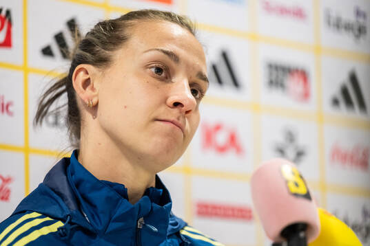 Julia Zigiotti Olme of the Swedish women's national