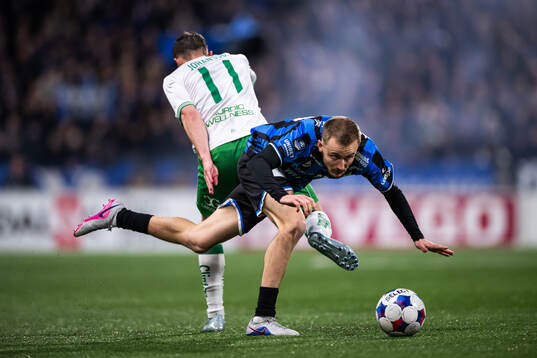 Sirius Melker Heier och Hammarbys Oscar Johansson Schellhas