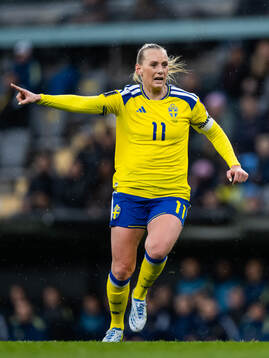 Stina Blackstenius of Sweden