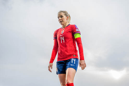 Ada Hegerberg of Norway at half-time