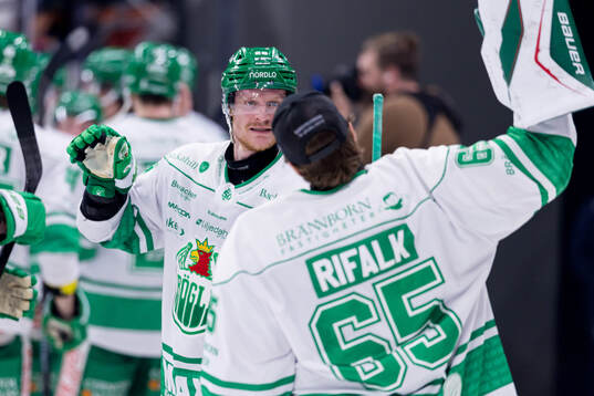 Bläddra bland fler bilder av Ishockey, SHL, Semifinal 5, Växjö - Rögle
