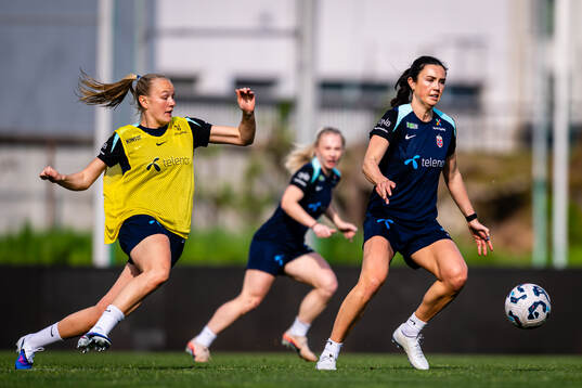 Frida Maanum and Ingrid Syrstad Engen of the Norwegian