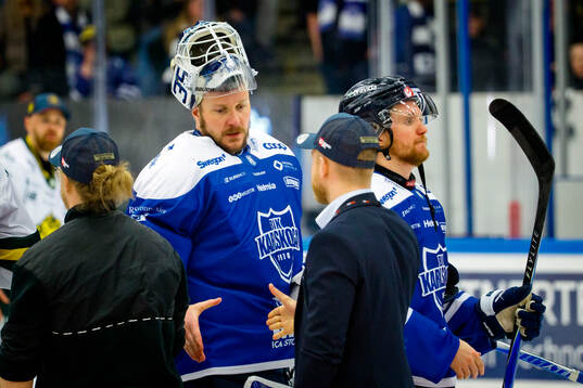 Karlskogas målvakt Lars Volden