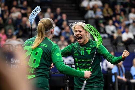 Thorengruppens Maja Viström jublar