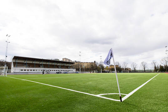 Vy över Kristinebergs IP