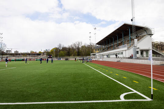 Vy över Kristinebergs IP