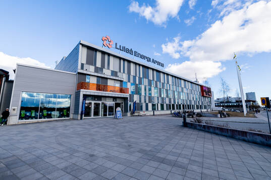 Luleå Energi Arena innan basketmatchen i damernas SBL