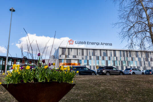 Luleå Energi Arena innan basketmatchen i damernas SBL