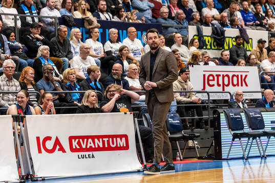 Luleås tränare Robin Edbom