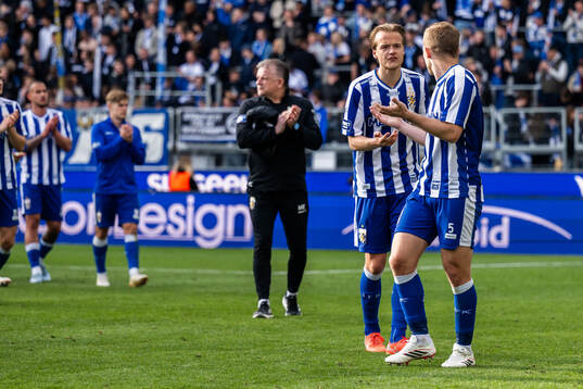 IFK Göteborgs August Erlingmark och Jonas Bager