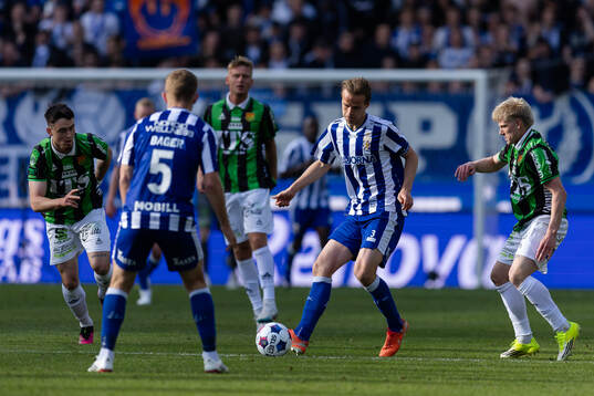 IFK Göteborgs August Erlingmark och GAIS Robert Frosti