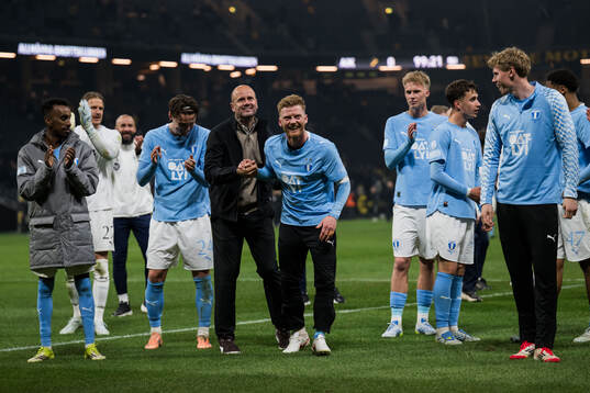 Malmö FFs huvudtränare Miguel Angel Ramirez och Anders