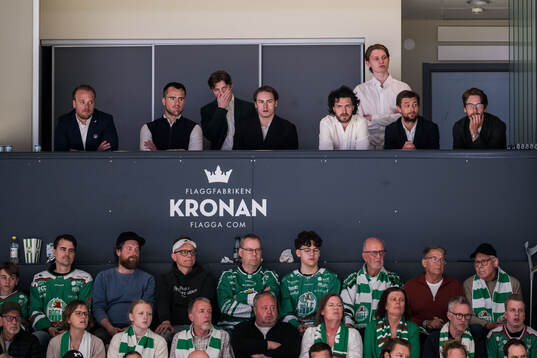 Rögles sportchef Hampus Sjöström, klubbdirektör Alen