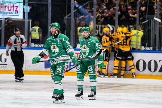 Rögles Calle Själin och Karson Kuhlman deppar