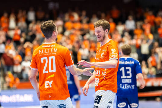 IFK Kristianstads Elliot Stenmalm och Emil Frend Öfors