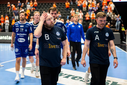 Alingsås tränare Simon Nilsson och tränare Mattias