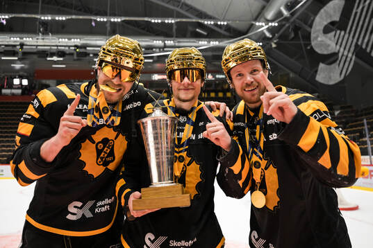 Skellefteås Max Krogdahl, Victor Stjernborg och Mikkel