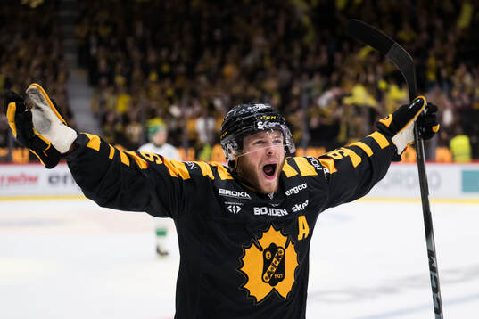 Skellefteås Rickard Hugg jublar