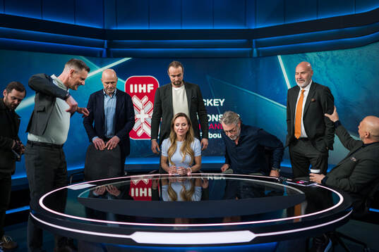 Bläddra bland fler bilder av Ishockey, Viaplay, Pressträff inför Hockey-VM