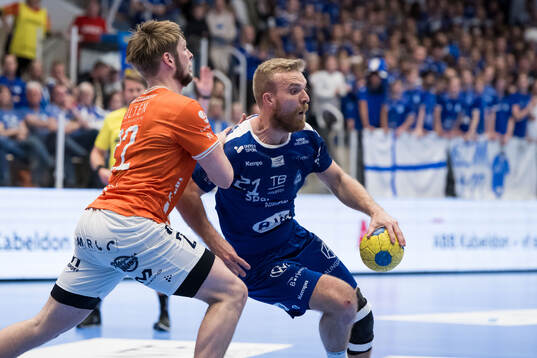 IFK Kristianstads Einar Adalsteinsson och Alingsås Johan