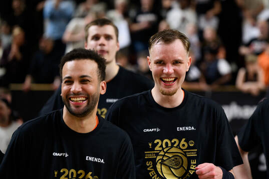 Borås spelare jublar