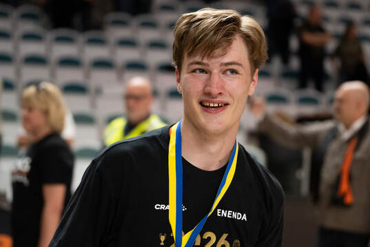 Borås Filip Larsson jublar
