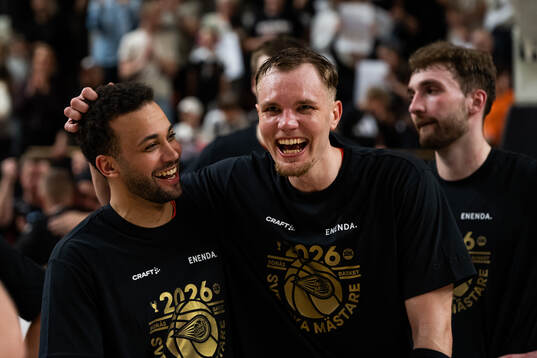 Borås Andreas Person och Oskar Palmquist jublar