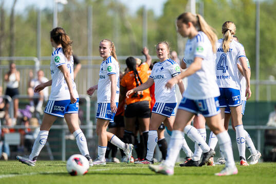 0 målet medan IFK Norrköpings spelare deppar