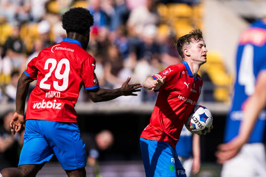Helsingborgs Alexander Johansson jublar