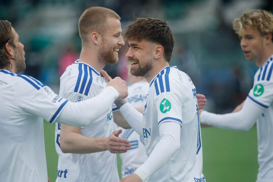 IFK Norrköpings Tim Prica jublar