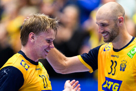Axel Månsson and Lukas Sandell of Sweden
